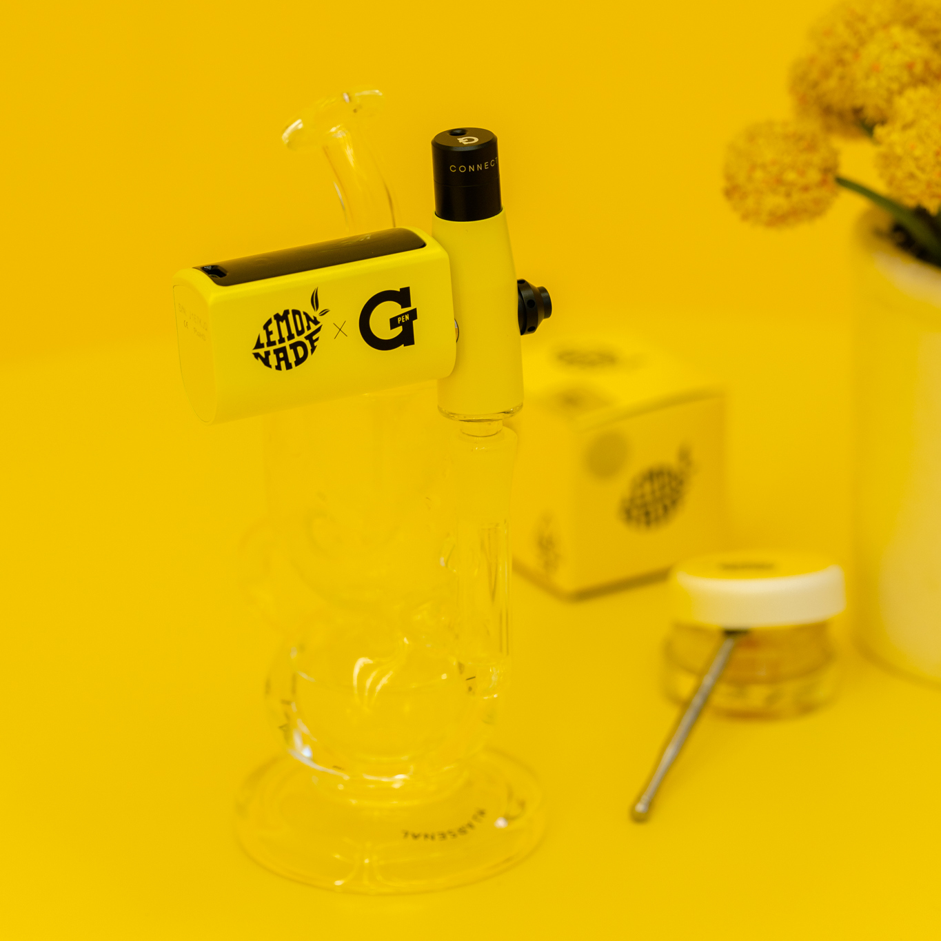Lemonnade x G Pen Connect Vaporizer, gpen, g pen connect tank, thc